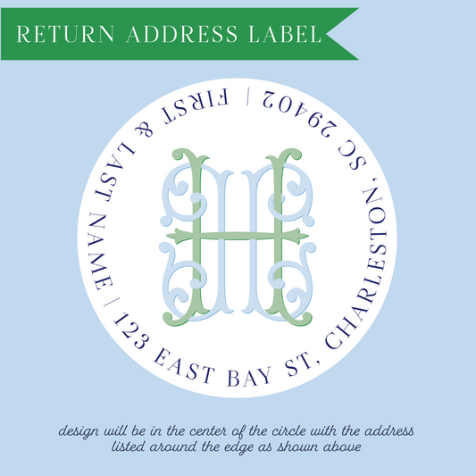 Return Address Sticker